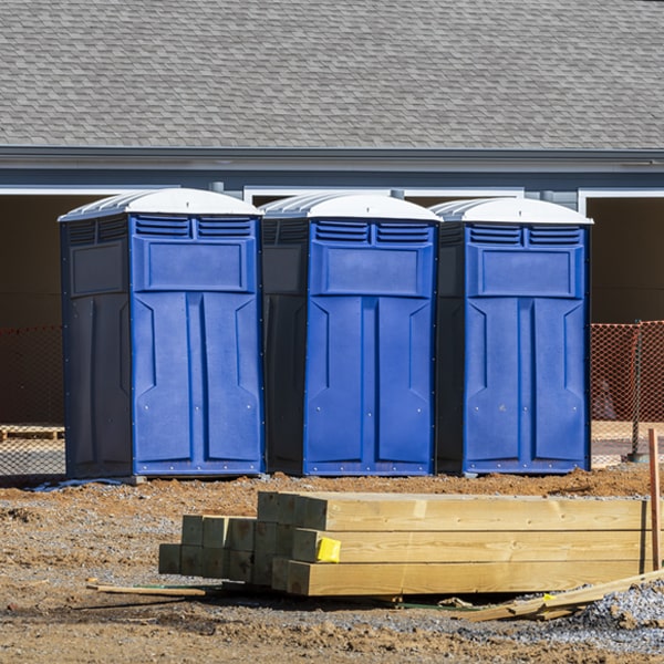 is there a specific order in which to place multiple porta potties in Forest City MO